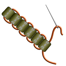 Tubular Brick Stitch Instructions